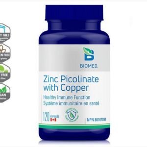 Yum Naturals Emporium - Bringing the Wisdom of Mother Nature to Life - Biomed Zinc Picolinate with Copper