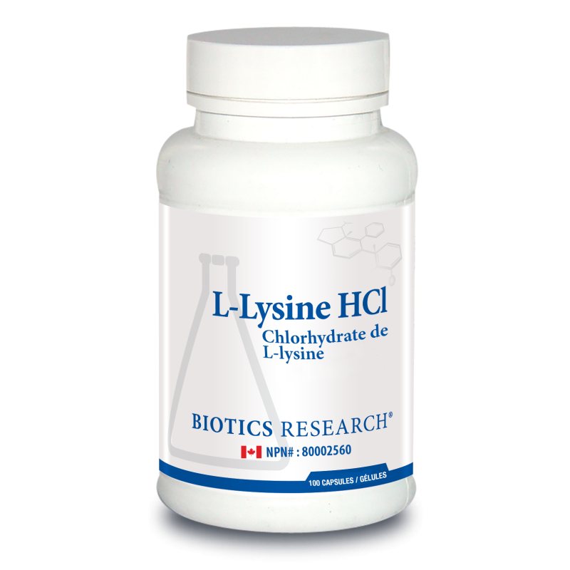 Biotics Research l-lysine 100 caps - yumnaturals.store