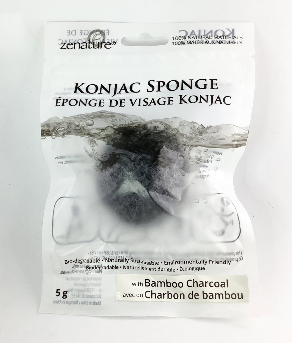 Yum Naturals.store Konjac Cleansing Exfoliating Sponge bamboo charcoal