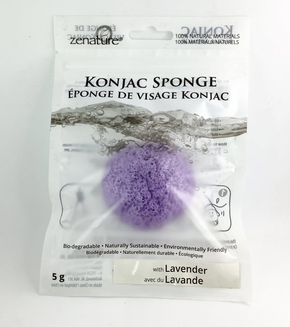 Yum Naturals.store Konjac Cleansing Exfoliating Sponge lavender