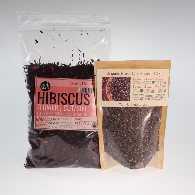 YumNaturals Hibiscus and chia seeds 2K72