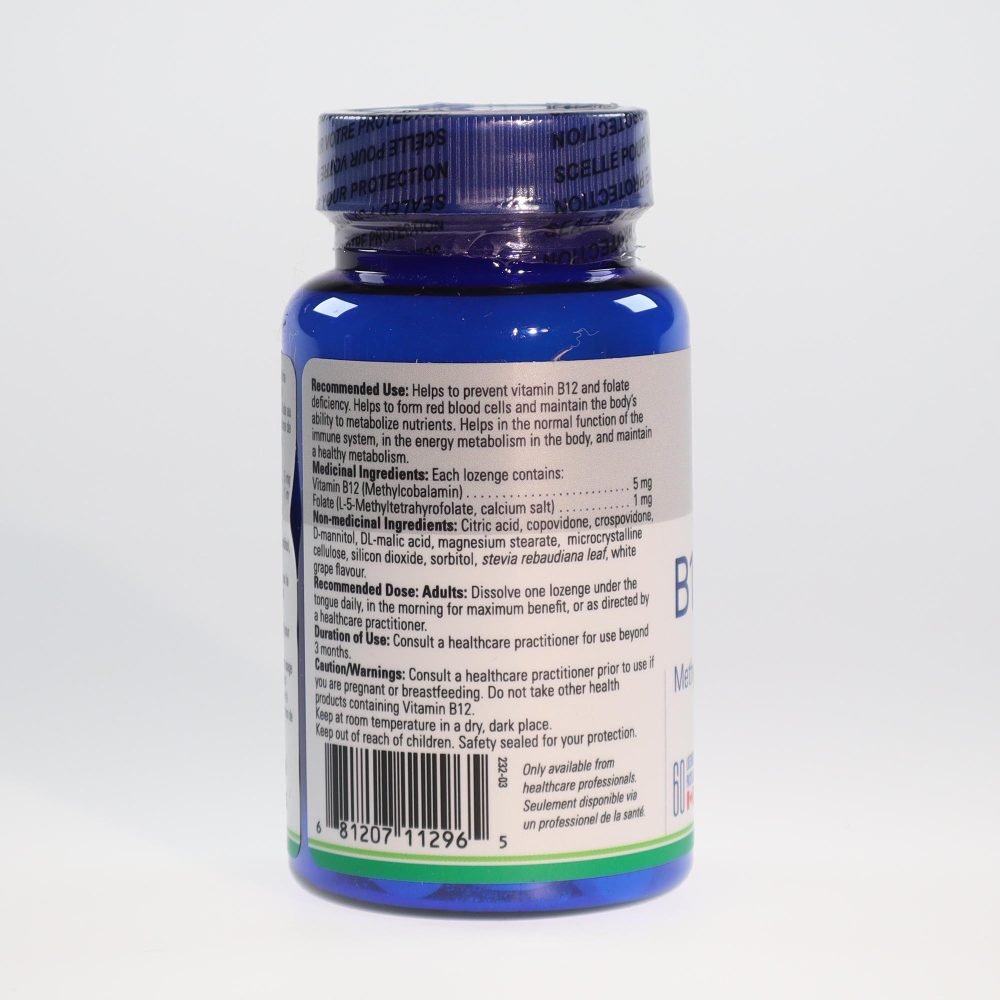 YumNaturals Store Biomed B12 Folate dosage 2K72