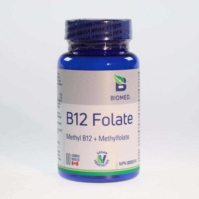 YumNaturals Store Biomed B12 Folate front 2K72