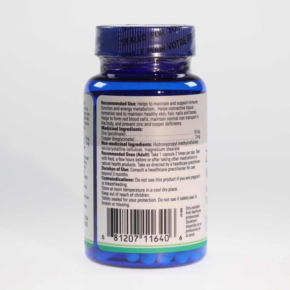 YumNaturals Store Biomed Zinc Picolinate with Copper dosage 2K72