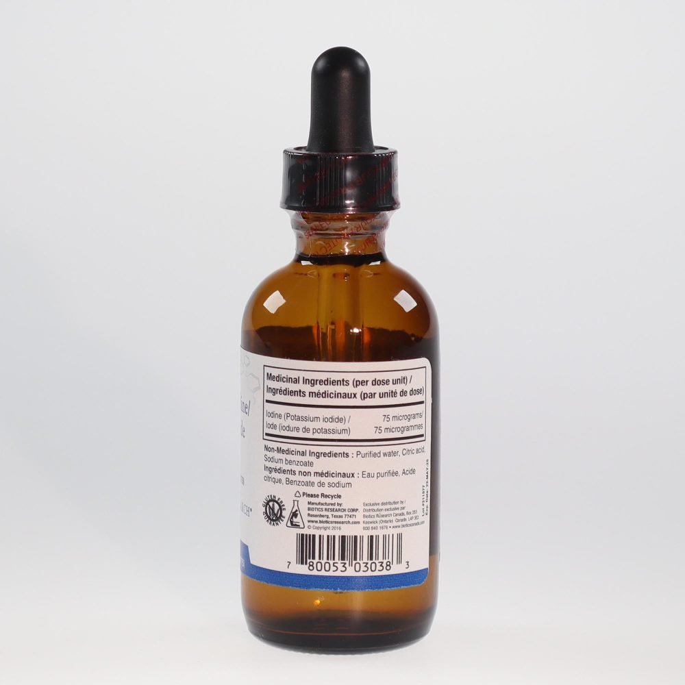 YumNaturals Store Biotics Research Liquid Iodine medicinal ingredients 2K72