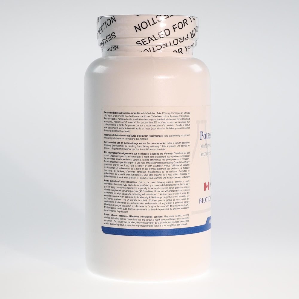 YumNaturals Store Biotics Research Potassium HP with Magnesium dosage 2K72