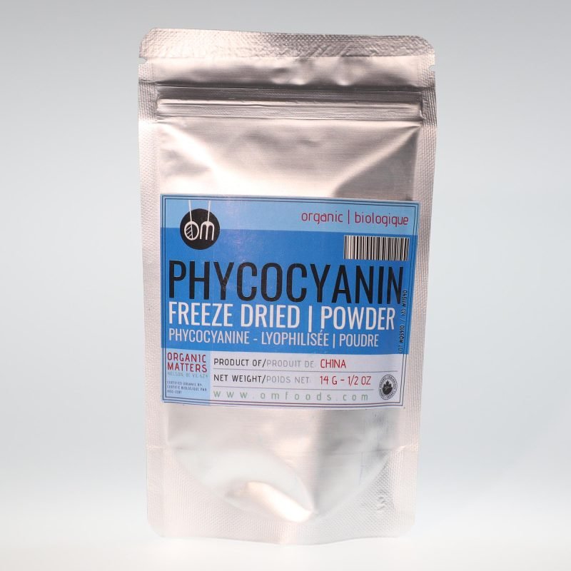 YumNaturals Store OM Organic Phycocyanin Freeze Dried Powder 14g 2K72