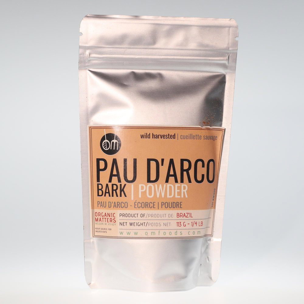 YumNaturals Store OM Wild Harvested Pau D'Arco Bark Powder 113g 2K72
