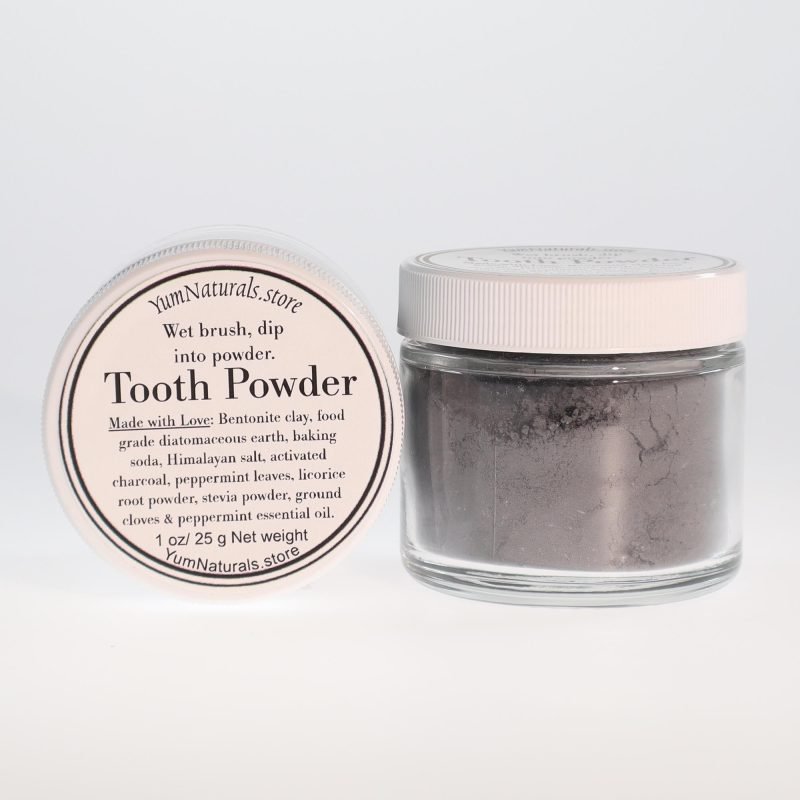 YumNaturals Store Tooth Powder top and side 2K72