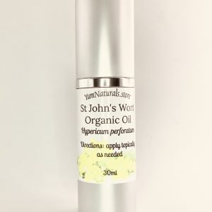 Yum Naturals Emporium - Bringing the Wisdom of Mother Nature to Life - St Johnswort Organic Oil Hypericum Perforatum