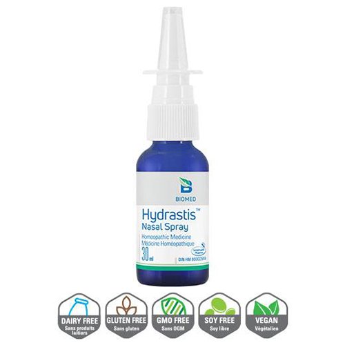Yum Naturals Emporium - Bringing the Wisdom of Nature to Life - Biomed Hydrastis Nasal Spray