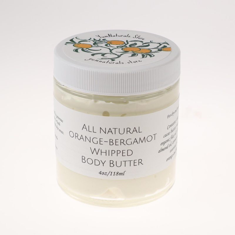 YumNaturals Store Whipped Body Butter Orange Bergamot 4oz 2K72