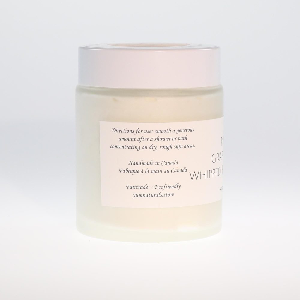 YumNaturals Store Whipped Body Butter Pink Grapefruit 118mL Directions 2K72