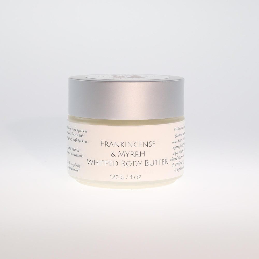 YumNaturals Store Whipped Body Butter Frankincense and Myrrh 120g front 2K72