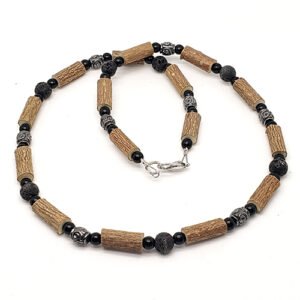 YumNaturals Emporium - Bringing the Wisdom of Mother Nature to Life - Hazelwood Lava Stone Diffuser Necklace 1