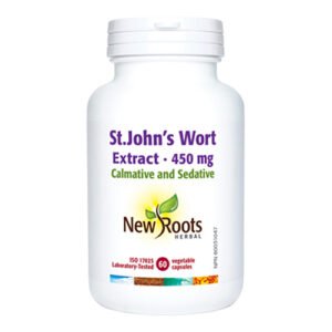 New Roots St. John's Wort Extract 450mg capsules - yumnaturals.store