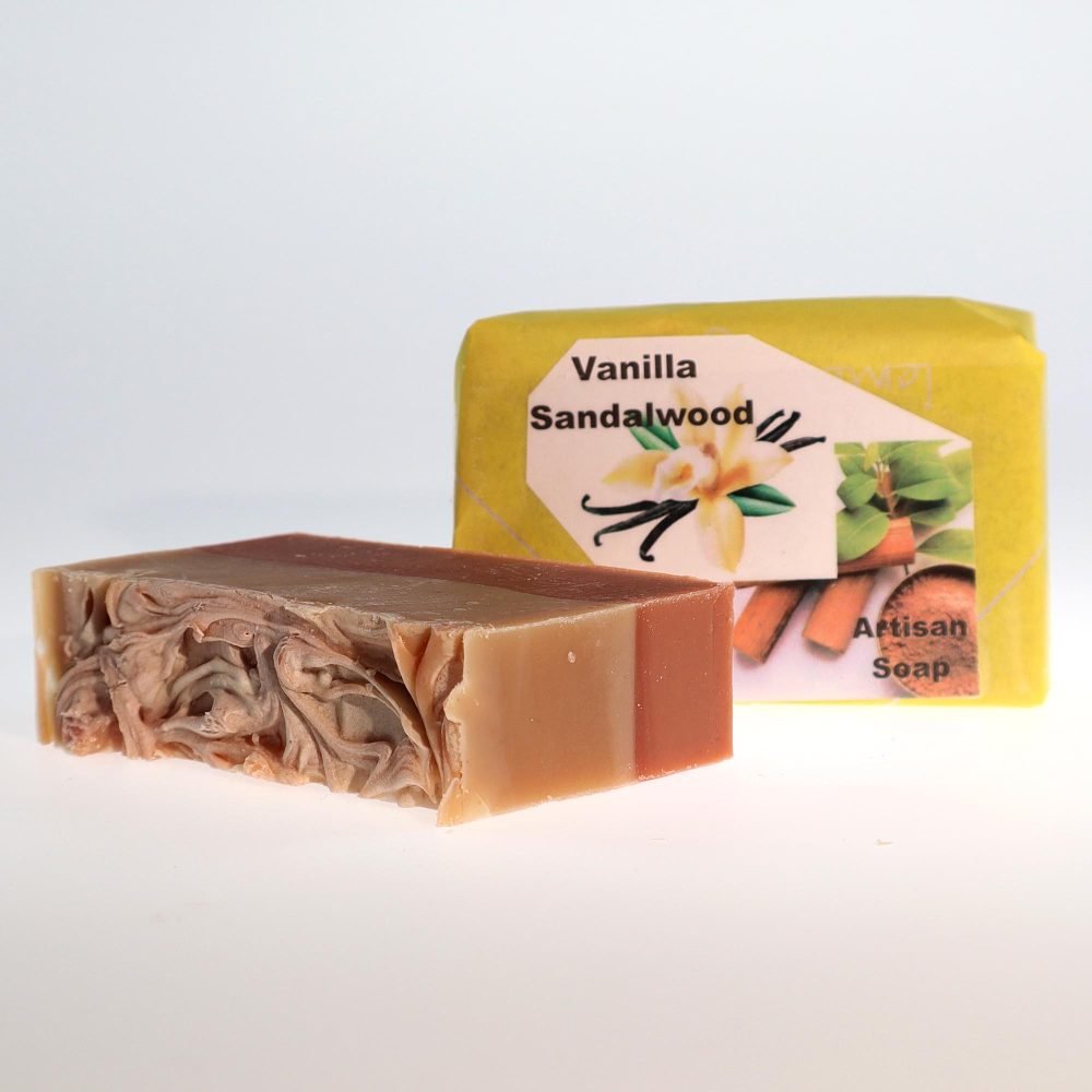 YumNaturals Store Artisan Soap Vanilla Sandalwood 2flat 2K72