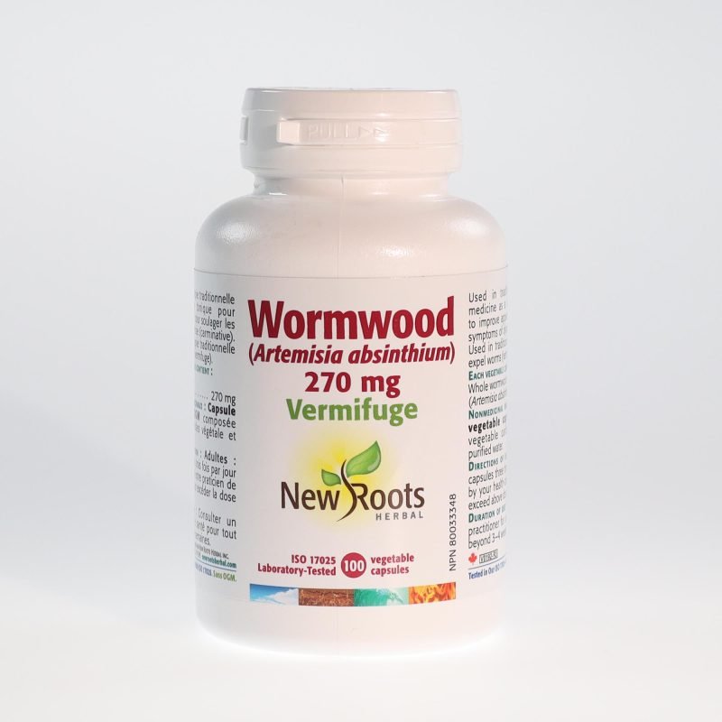 YumNaturals Store New Roots Herbal Wormwood 270mg front 2K72