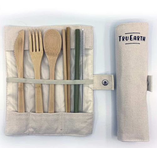 Yum Naturals Emporium - Bringing the Wisdom of Mother Nature to Life - True Earth Bamboo Cutlery Set