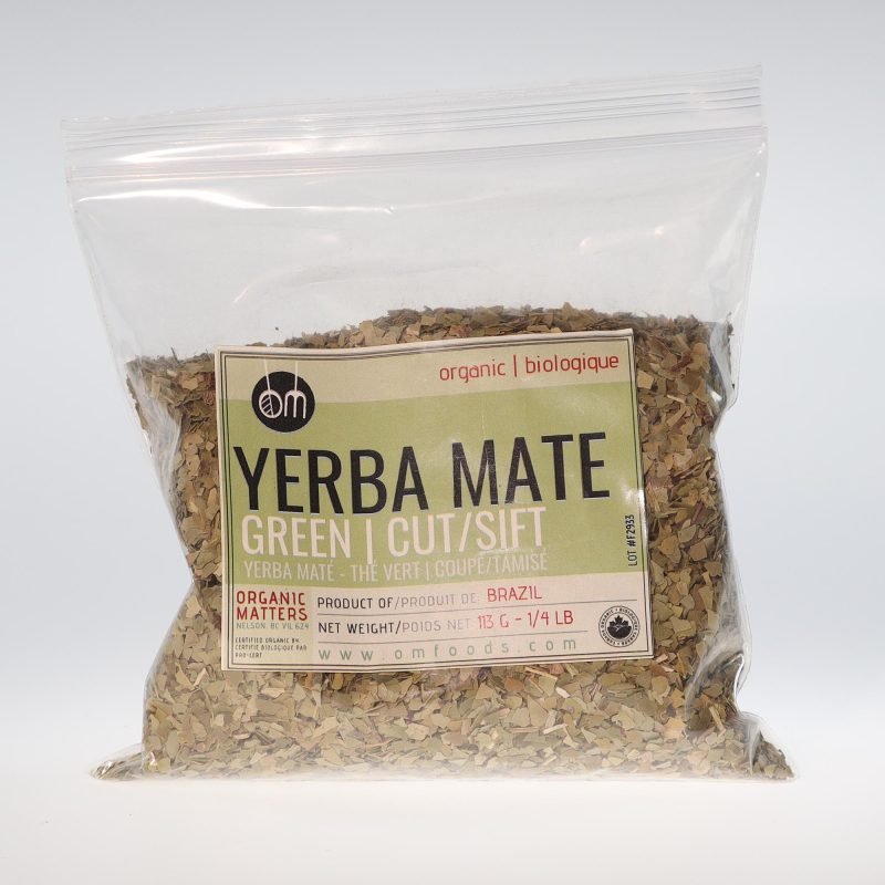 YumNaturals Store OM Organic Yerba Mate Green cut sifted 113g 2K72