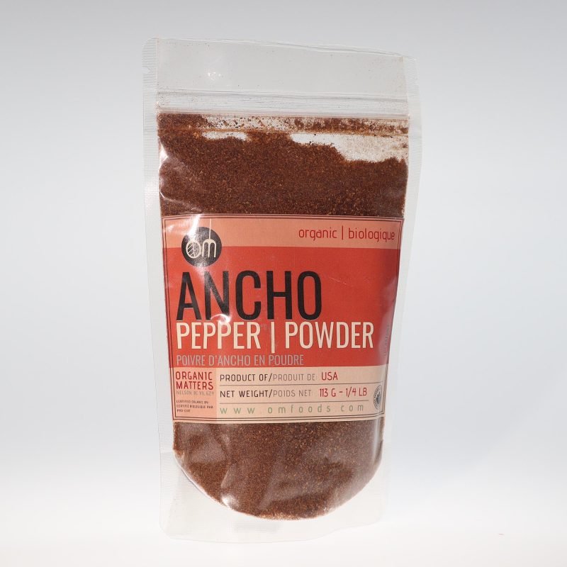 YumNaturals Store OM Organic Ancho Pepper Powder 113g 2K72