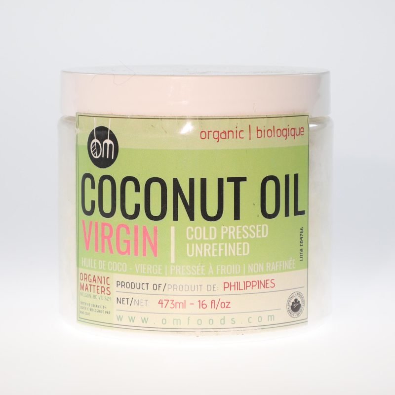 YumNaturals Store OM Organic Coconut Oil Virgin 473mL 2K72