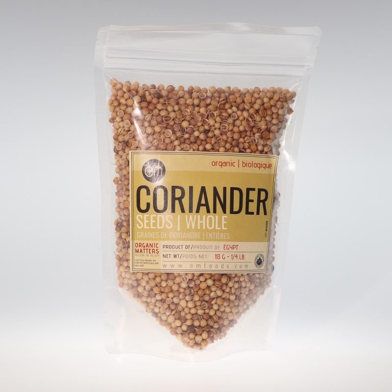YumNaturals Store OM Organic Coriander Seeds Whole 113g 2K72