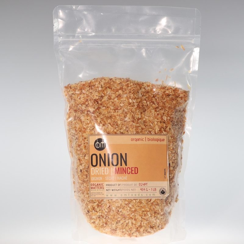 YumNaturals Store OM Organic Onion Dried Minced 454g 2K72
