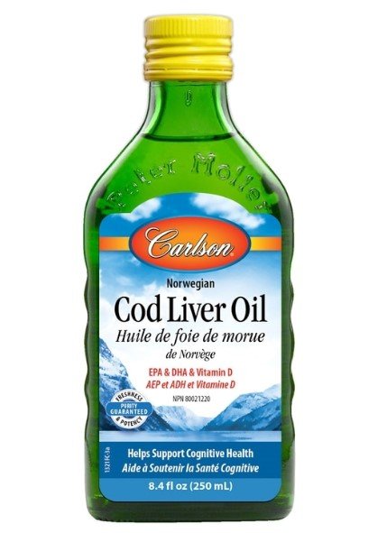 Yum Naturals Emporium - Bringing the Wisdom of Mother Nature to Life - Carlson Cod Liver Oil Unflavoured 250mL