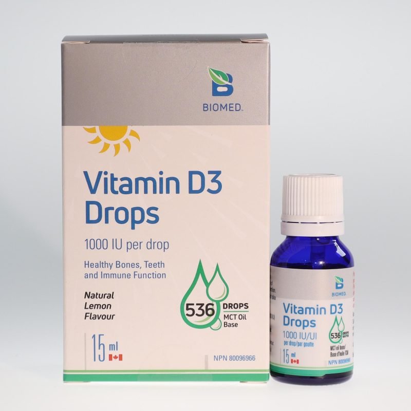 YumNatural Store Biomed Vitamin D3 Drops front 2K72