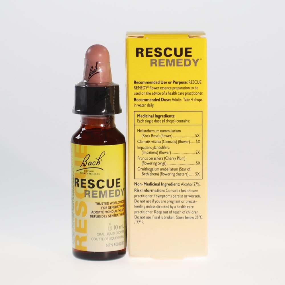 YumNaturals Store Bach Rescue Remedy ingredients 2K72