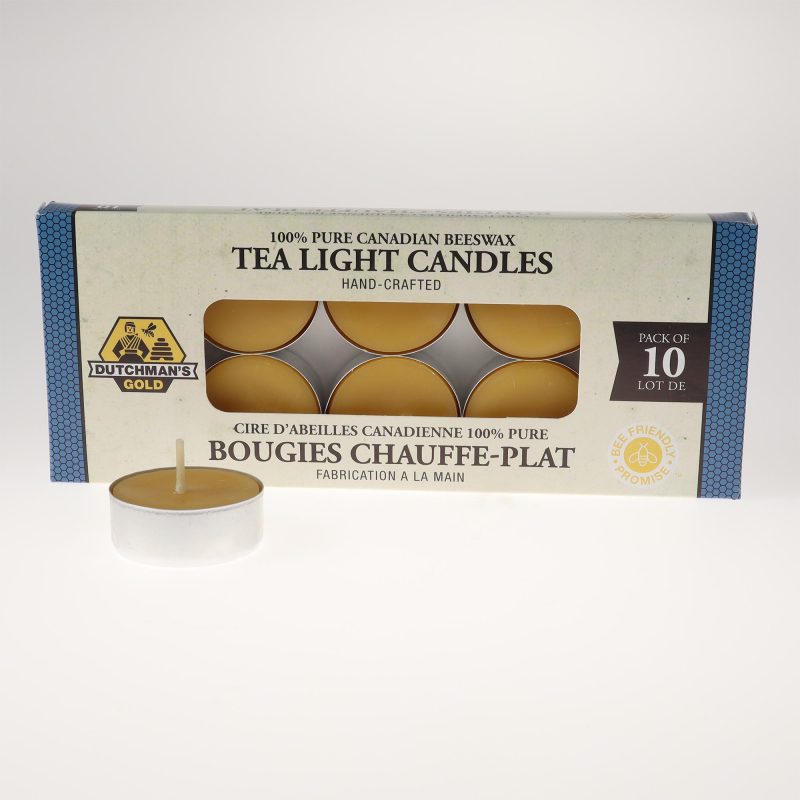 YumNaturals Store Pure Canadian Beeswax Tealights front 2K72